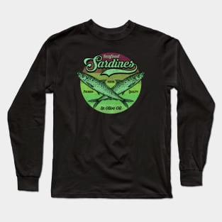 Vintage Sardines Long Sleeve T-Shirt